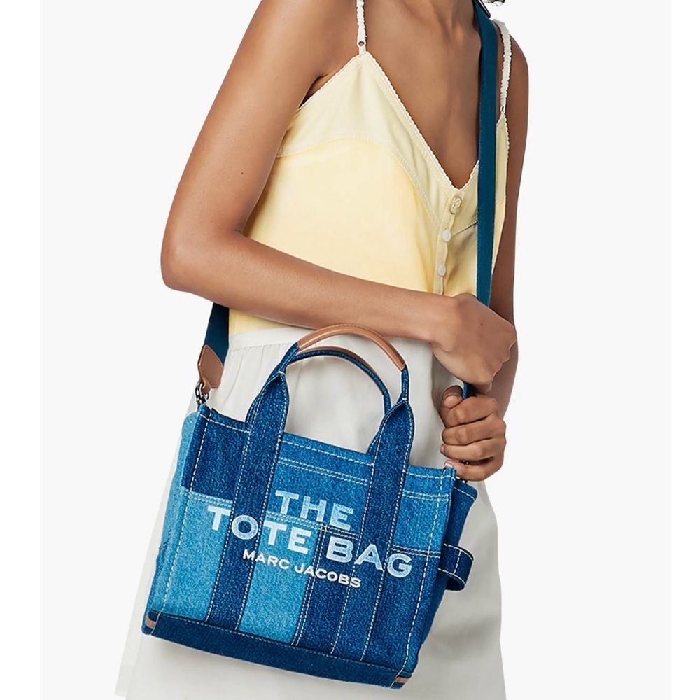 Marc Jacobs Blue Denim Tote Bag